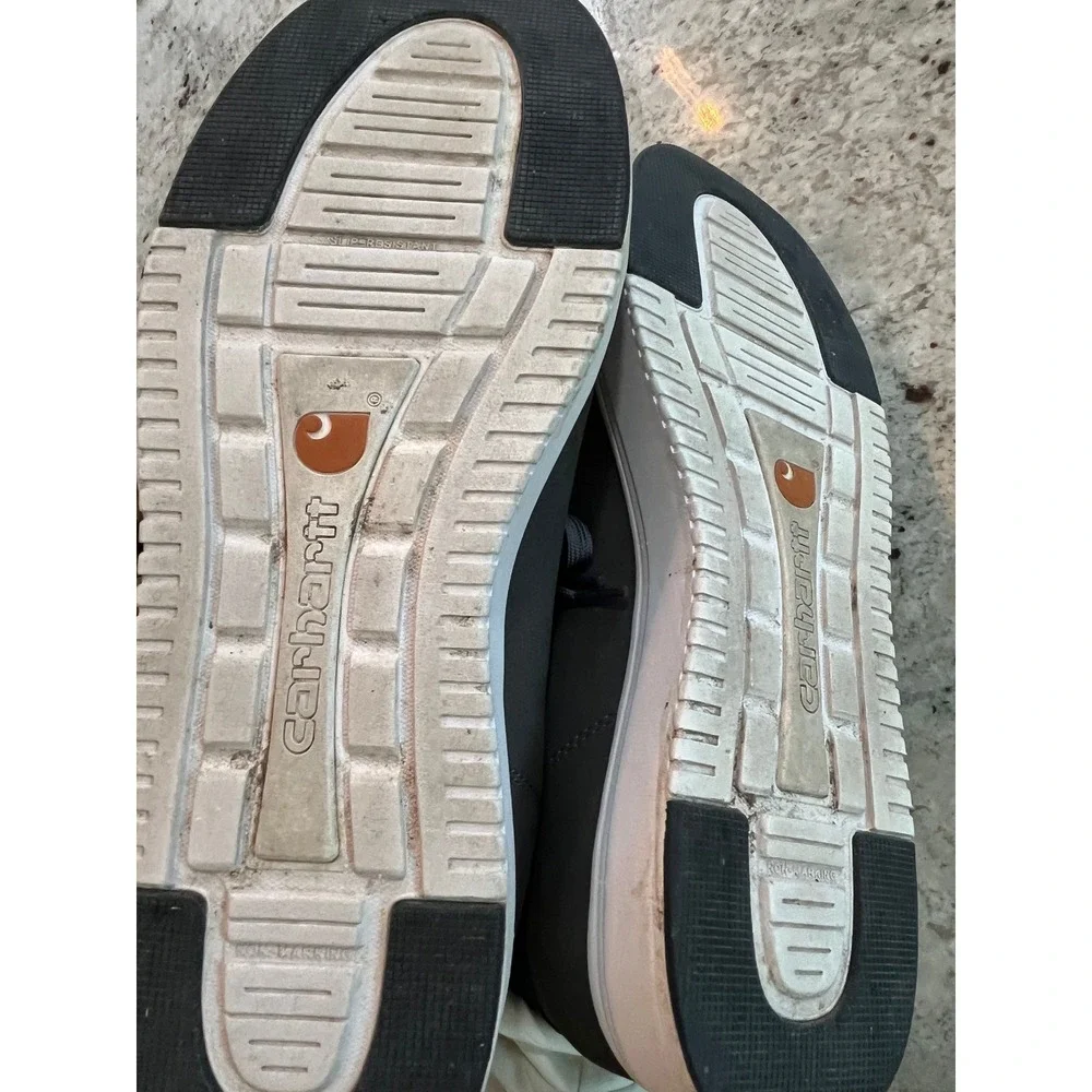 Carhartt Detroit Leather Sneakers Grey Mens 13 FC2123-M